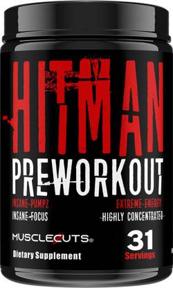 MuscleCuts HITMAN SUPER STRONG PREWORKOUT 31 SERVINGS BCAA