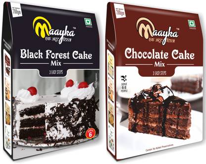 Maayka - Ek Atoot Rishta Chocolate Cake & Black Forest Cake Mix 200gm + 200gm 200 g
