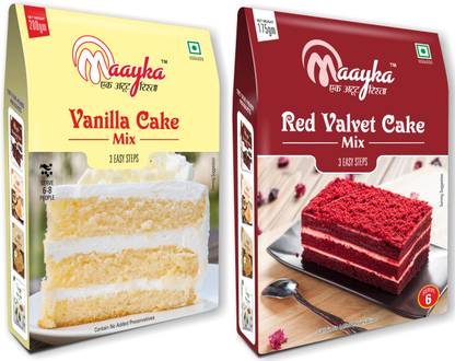 Maayka - Ek Atoot Rishta Maayka Vanilla Red Velvet Cake Mix 200gm+200gm 400 g