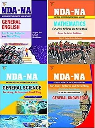 NDA-NA (National Defence Academy & Naval Academy) For Army, Air Force & Naval Wing (10 + 2 Cadet Entry Scheme) Books : UPSC NDA (4 Books Sets