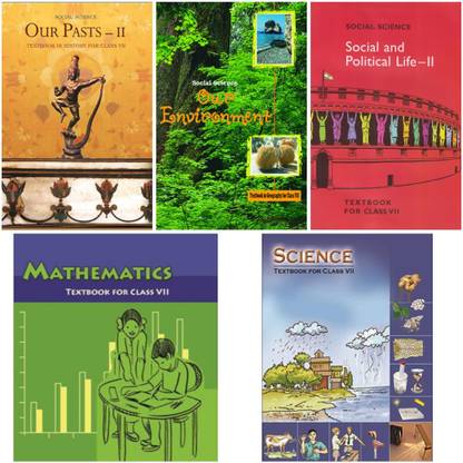 NCERT Book Set For Class 7 ( Maths+ Science+SST) - English Medium