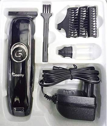 Geemy Professional Hair Trimmer, High Performance stainless steel T-Blade Trimmer 120 min  Runtime 4 Length Settings