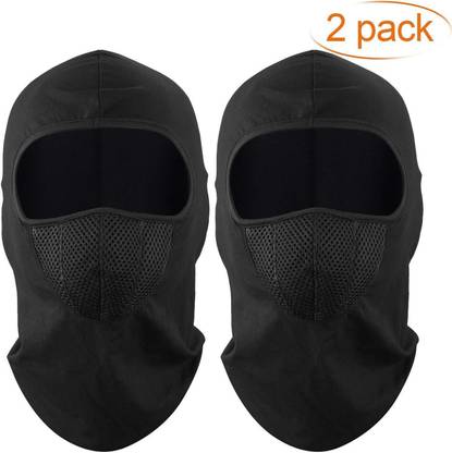Aadikart Black Bike Face Mask for Men & Women