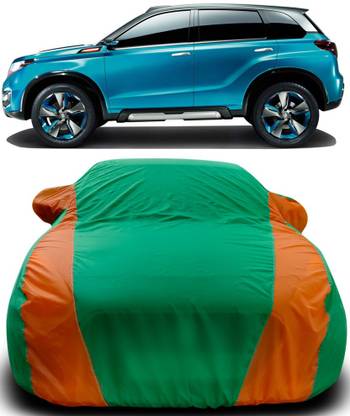 MoTRoX Car Cover For Maruti Suzuki Vitara Brezza Facelift (With Mirror Pockets)