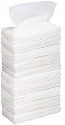 ALLEXTREME EXCTP10 Car Tissue Paper Clean Flat Pack Refiller for Sun Shade Wipe Holder & Dispenser Box Vehicle Tissue Dispenser