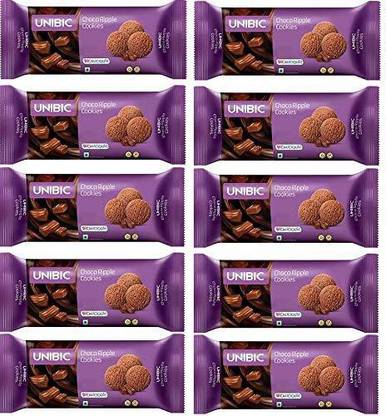 UNIBIC Choco Ripple Cookies 100g each pack of 10 Cookies Biscuit