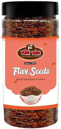 YUM YUM Raw Flax Seeds, Rich in Omega 3 Fatty Acid, Healthy Seeds Brown Flax Seeds  (200 g) at Rs. 69