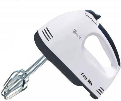 Ashu Mart D Scarlett Hand Mixer - 7 Speed Egg Beater with Chrome Beater + Dough Hook Egg Grilling Machine