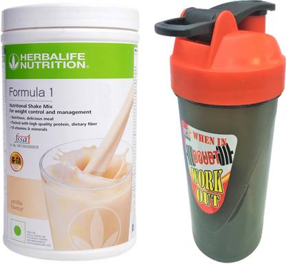 HERBALIFE SUPER SAVER COMBO OF FORMULA 1 VANILLA + SPORTY SHAKER CUP Combo