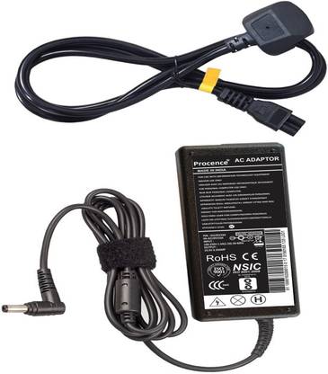 Procence Laptop charger for Laptop Lenovo ADL45WCC 2.25a 45w new slim pin adapter (with Power cord) 45 W Adapter