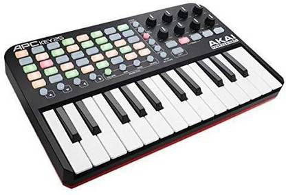 AKAI Professional APC Key 25 Ableton Live Midi Keyboard Controller With Btwig Software, Polishing Cloth, Gigbag & Ebook (Pack of 1) APC Key 25 Ableton Live Midi Keyboard Controller With Btwig Software, Polishing Cloth, Gigbag & Ebook (Pack of 1) Digital Portable Keyboard
