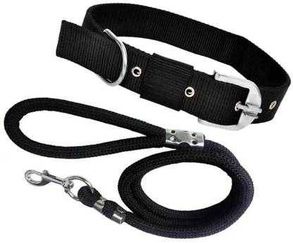 SENAPATI Belts Neck and Rope Set (Waterproof, Medium Dog Collar & Leash