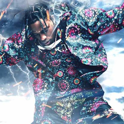 TENEUR Poster Travis Scott Highest in The Room Poster Paper Print