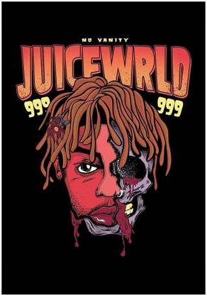 Juice Wrld Skull Poster (12 x 18-INCHes) Paper Print