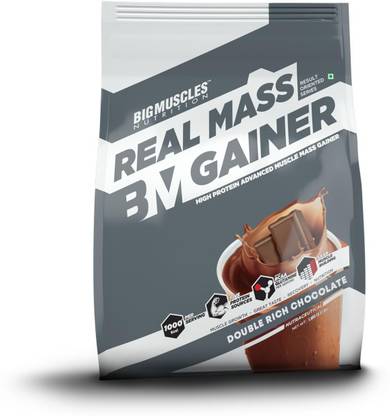 BIGMUSCLES NUTRITION Real Mass Gainer Weight Gainers/Mass Gainers