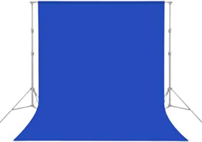Windrop Solutions Blue Screen Background Photo Video Studio Back Drop 8 x 12 ft for Indoor-Outdoor Online Classes Photography Videography YouTube Videos Made in India Reflector