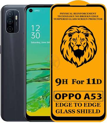 SEVEN7STAR Edge To Edge Tempered Glass for Oppo A53
