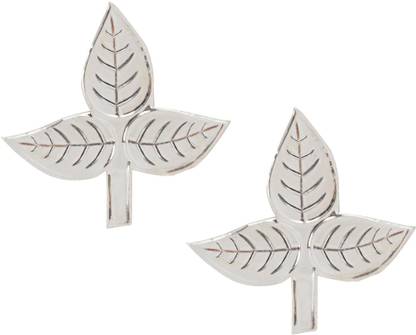 DARSHRAJ DARSHRAJ 925 Sterling Silver(Chandi) Belpatra For Puja , Shiv ,Gifting ,Home Decor Purpose Decorative Showpiece - 1.5 cm