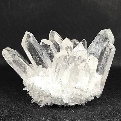 Plus Value Natural Clear Quartz Crystal Cluster Geode Rock-902gm Regular Asymmetrical Crystal Stone