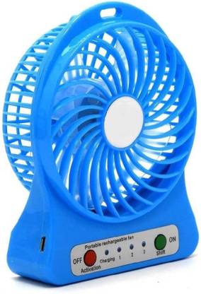 Alchiko ML-F95 Portable Multi Function High Speed Fan For Home, Office With LED Light F95 USB Fan, Rechargeable Fan