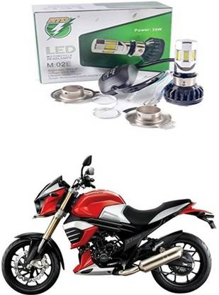 THE ONE CUSTOM RTD 35Wtt LED Headlight (Pack Of 1) A 133 Headlight Motorbike LED (12 V, 35 W)