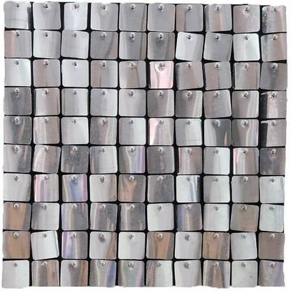 onlinepropstore SILVER Sequin Panel
