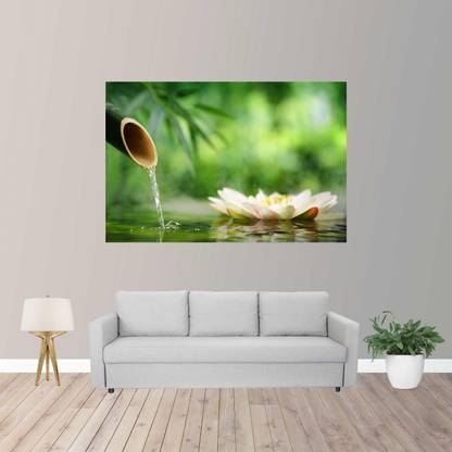 imbue 122 cm x 92 cm Waterproof Zen Vinyl Wallpaper