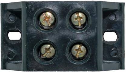 Ovicart 60A 2 Way Bakelite Connector Strip Black Screw Terminal Connection Block 2 Way Bakelite Connector Strip Wire Connector