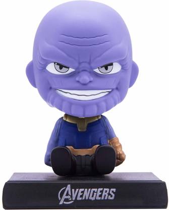 Meraki Creative Hub Thanos (Marvel- Avengers) Limited editionBobblehead for Car Dashboard, Decoration, Cake, Office Desk & Study Table (Pack of 1) (Height-7.62cm)