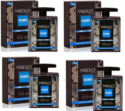 YARDLEY London Elegance After Shaving Lotion With Aloevera For Men 50Ml*4Pcs