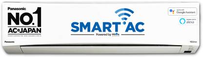 Panasonic 1 Ton 3 Star Split Inverter Smart AC with PM 2.5 Filter with Wi-fi Connect  - White