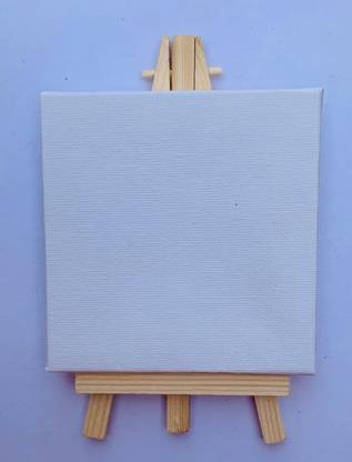 ART PAVILION The Pingaksho Artpavillion easal with canvas size:10×10cm pack of 6pcs