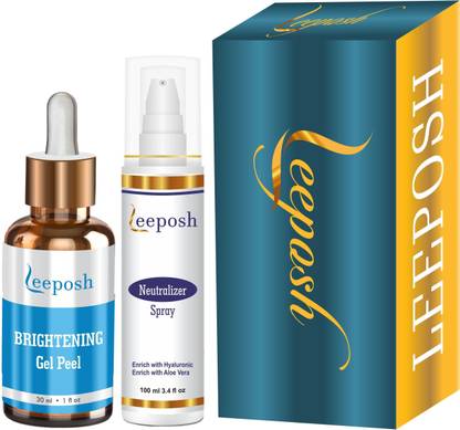 Leeposh Glutathione Peel Brightening Peel of Glutathione Glycolic & lactic acid Brightening Skin Lightening Remove Pigmentation melasma