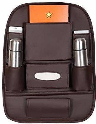 Mayjai PU Leather Multi Pocket Car Hanging Organizer for Backseat (Pack of 1) Car Multi Pocket