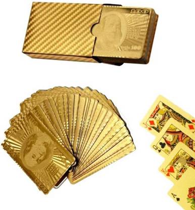 Bastex 24K Gold Plated Playing Cards