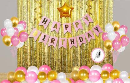 Agk Pink Banner Solid Printed