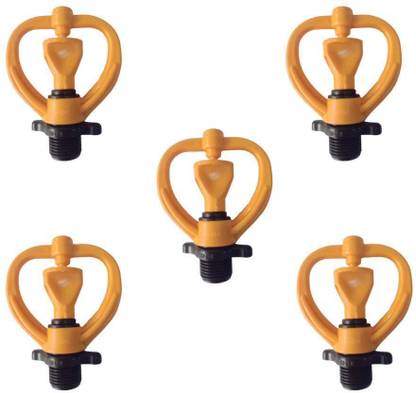 Agros ½" Butterfly Water Sprinkler Head for Garden/Agriculture/Irrigation/Lawn/Pipes/Poultry Farm use/Male Thread ½" (5 Unit) 100 L Hose-end Sprayer (Pack of 5) 100 L Hose-end Sprayer