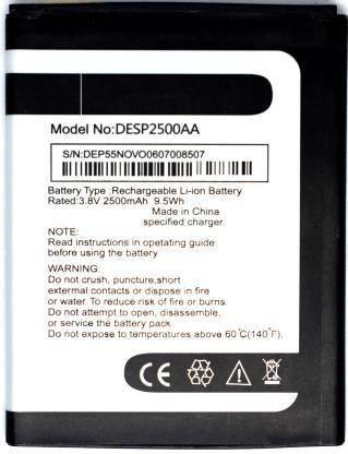 Full Energy Mobile Battery For  Panasonic P55 Nova DESP2500AA