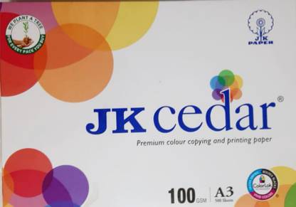 JK Cedar Office Paper Unruled A3 100 gsm A3 Paper