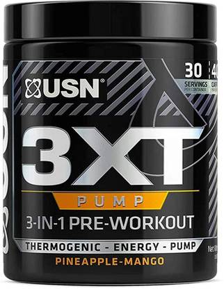 USN 3xt Pump 3-In-1 Pre Workout Creatine
