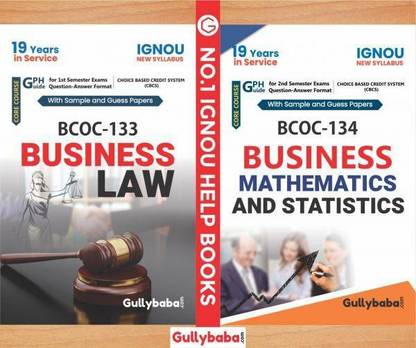 BCOC-133 Business Law And BCOC-134 Business Mathematics And Statistics