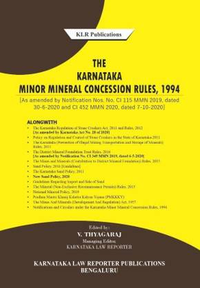 Karnataka Minor Mineral Concession Rules, 1994 (New Sand Policy, 2020)