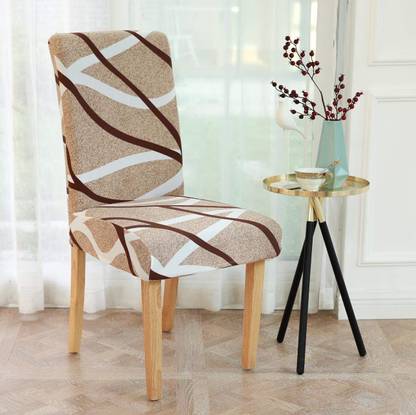 lukzer Polyester Abstract 1 Seater Chair Cover