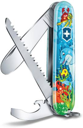 Victorinox Swiss Army Knife - My First Children Set - Blue, 84 mm 9 Multi-utility Knife