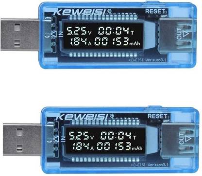 Keweisi Electronics USB Power Bank Charge Indicator Current Voltage Tester Digital Voltage Tester