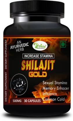 Riffway Shilajit Gold S-E-X Desire Tablets Builds Energy Activeness For Men Women