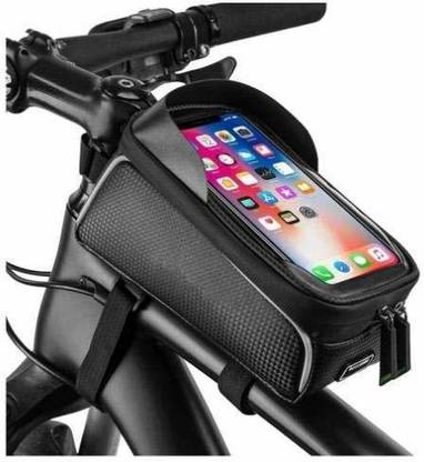 ZIGLY Bicycle Phone Front Frame Bag Waterproof Bicycle Phone Case Holder Cycling Bag Bicycle Phone Holder