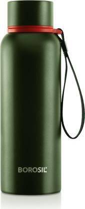 BOROSIL Stainless Steel Hydra Trek Vacuum Insulated Flask Bottle, 850 ML 850 ml Bottle