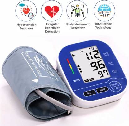 Pristyn care KI-798 Automatic Blood Pressure Machine | BP Monitor | Digital Screen | 1 Year warranty | Accurate Reading | Easy Monitoring | Support Two Users | Bp Monitor