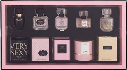 Victoria's Secret VERY SEXY, TEASE,BOMBSHELL,LOVE,ANGEL GOLD PERFUME SET OF 5 Eau de Parfum  -  37.5 ml